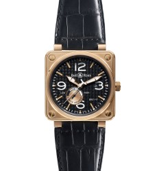 Bell & Ross Power Reserve 46mm Mens Watch Replica BR 01-97 PINK GOLD